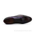 Chaussures en cuir de vachette de style nouveau Chaussures pour hommes d&#39;affaires